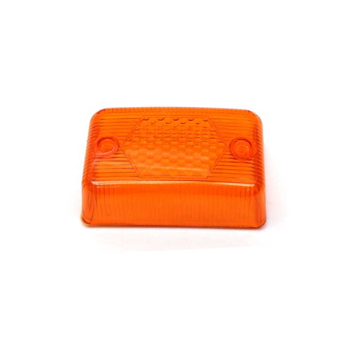 GLR LANTERNAS | GL0134 | LENTE LANTERNA LATERAL BAU/CARRETA (AMBAR/AMARELA) (LANTERNA PL06002901) (CANTO ARREDONDADO)-98737c41-8662-4524-8766-79b6154fdf3e