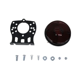 GLR LANTERNAS | GL1153ACRVM | LANTERNA LATERAL BAU/CARRETA COM SUPORTE (VERMELHA)