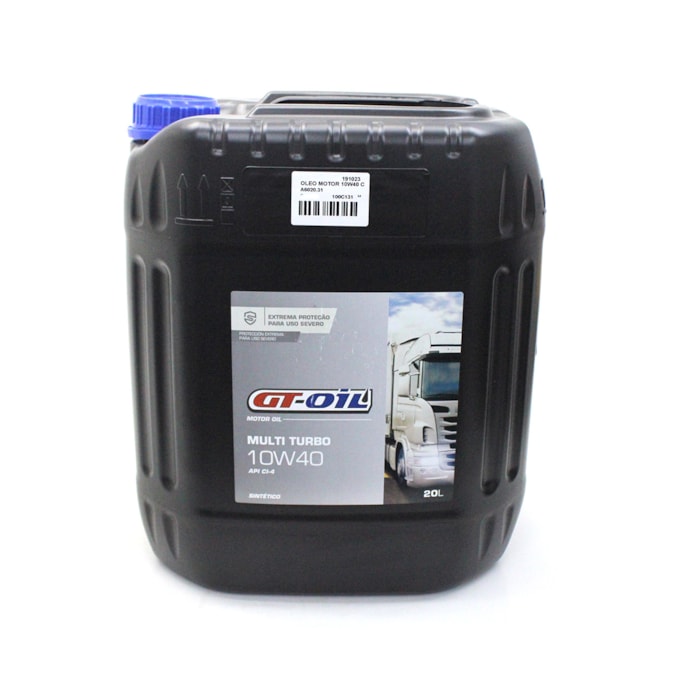 GTOIL LUBRIFICANTES | A6020 | BALDE OLEO MOTOR 10W40 CI4 MULTI TURBO GTOIL 20L-2f247f59-2df3-41f8-ba29-f84f3a4cc424