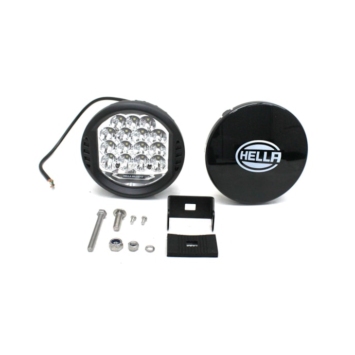 HELLA | HL1F7358117161 | KIT FAROL HELLA REDONDO MULTIVOLT 10V A 30V MILHA/AUXILIAR NEBLINA LED 500 (15 LEDS)-32f417b8-0d2c-4149-986b-cd2f92c7c99d