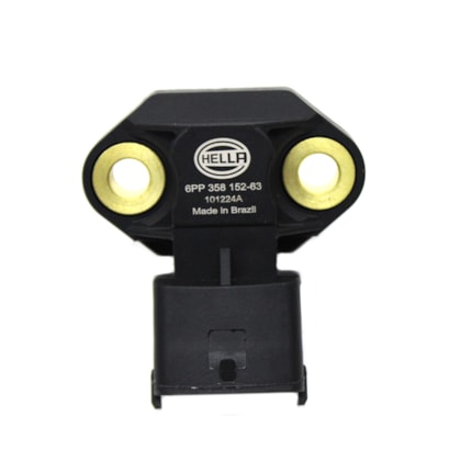 HELLA | HL6PP358152631 | SENSOR MAP PRESSAO E TEMPERATURA TURBINA/TURBO COMPRESSOR MB MOTOR OM904LA/OM924LA/OM906LA/OM926LA (TRABALHA NA CAIXA COLETOR ADMISSAO) (3,5 BAR PRESSAO)