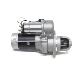HELLA | HL8EA012586201 | MOTOR PARTIDA 24V 4KW MB ACCELO/ATEGO/ATRON MOTOR OM904LA/OM924LA/OM906LA/OM926LA (PINHAO/BENDIX 9 DENTES) (TRABALHA COM MANCAL/FOCINHO) (3 FUROS FIXACAO 11MM)