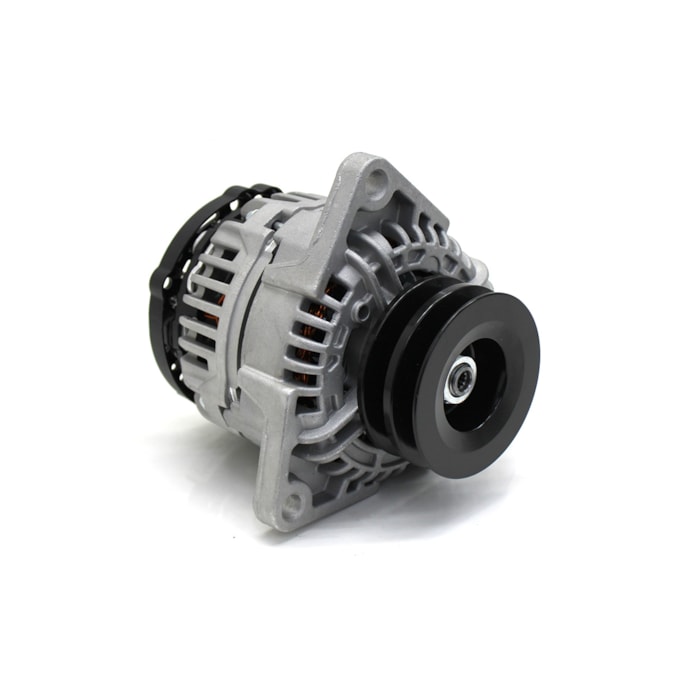 HELLA | HL8EL011712741 | ALTERNADOR 12V/90A COM POLIA DUPLA 2 CANAIS MB 1620 MOTOR OM366LA | MB 710 CAMINHAO/MICRO MOTOR OM364A/OM364LA (3 FUROS FIXACAO) (POLIA 90MM) (USAR APENAS CORREIA SIMPLES)-e0473b9c-ae14-4767-b75d-ed5a6e5e6662