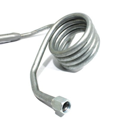 ICOL | TI40146 | TUBO/CANO SERPENTINA COMPRESSOR AR VW (2 PORCAS 7/8 UNF 14)