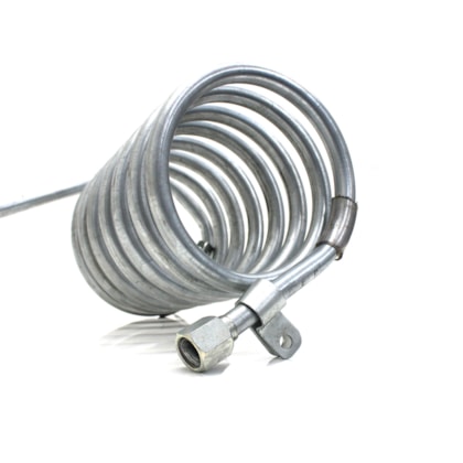 ICOL | TI50046 | TUBO/CANO SERPENTINA COMPRESSOR AR FORD (COM PORCAS E SEM CONEXAO)