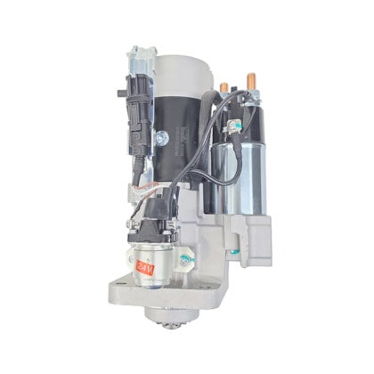 IKRO | IK10162 | MOTOR PARTIDA 24V 4KW VW CONSTELLATION/WORKER/ONIBUS MOTOR D08 EURO 5 (PINHAO/BENDIX 12 DENTES) (MONTADO SEM MANCAL/FOCINHO)