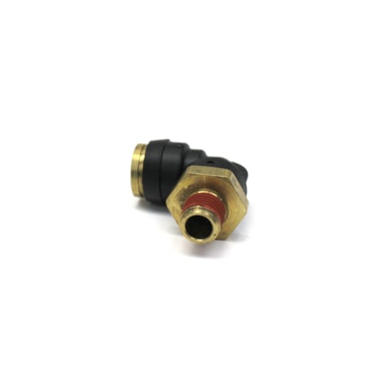 INTERNATIONAL | 2017512C2E | CONEXAO/COTOVELO 90 GRAUS 1/4 NPT (ENGATE RAPIDO PARA TUBO TECALON 1/2)