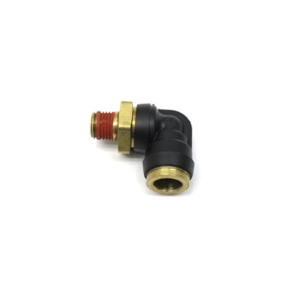 INTERNATIONAL | 2017512C2E | CONEXAO/COTOVELO 90 GRAUS 1/4 NPT (ENGATE RAPIDO PARA TUBO TECALON 1/2)