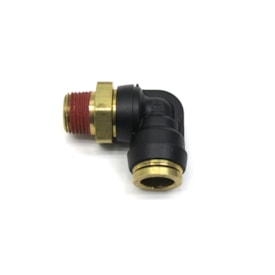 INTERNATIONAL | 2017515C2E | CONEXAO/COTOVELO 90 GRAUS 3/8 NPT (ENGATE RAPIDO PARA TUBO TECALON 1/2)