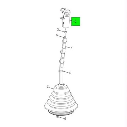 INTERNATIONAL | 3524403C91 | MANOPLA DA TRANSMISSAO - VALVULA  FULLER - INTERNATIONAL 9800   RTLO 18913A