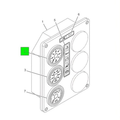 INTERNATIONAL | 3663894C1 | RELOGIO MARCADOR TEMPERATURA  INTERNATIONAL 9800I