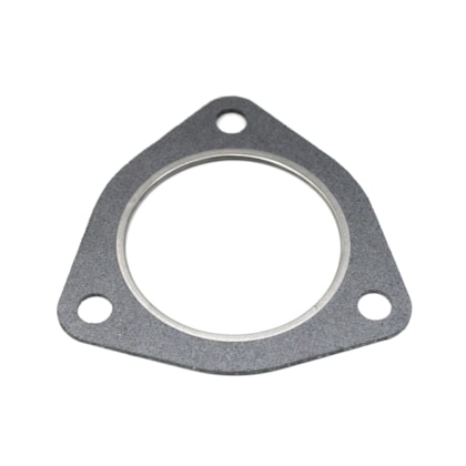 JUNTAS SANTA CRUZ | 48140S | JUNTA TRIANGULO CANO/TUBO ESCAPAMENTO MB OM352 SIMPLES/ASPIRADO (FURO INTERNO 69MM)(CENTRO A CENTRO DE FURO 87MM)