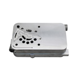 KGM | KGM1204 | CONJUNTO CABECOTE/TAMPA COMPRESSOR AR PADRAO WABCO MB/FORD/VW MODELO ALONGADO (COM PLACA/TAMPA/JUNTA)