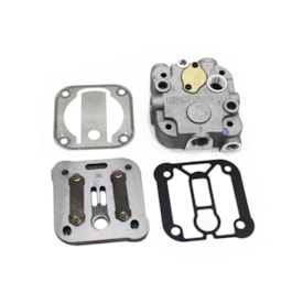 KGM | KGM1225 | CONJUNTO TAMPA/CABECOTE COMPRESSOR AR PADRAO KNORR LK38 FORD/VW MOTOR CUMMINS