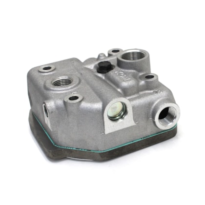 KGM | KGM1235 | CONJUNTO CABECOTE COMPLETO COMPRESSOR AR PADRAO KNORR LK38 VW MOTOR MWM X12 4CIL/6CIL (SE PRECISAR USE CONEXAO REDUTORA M26X1,5 X 1/2 NPT)