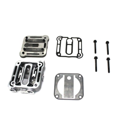 KGM | KGM1236 | CONJUNTO CABECOTE/VALVULA COMPRESSOR AR KNORR LK39 AGRALE/VOLVO