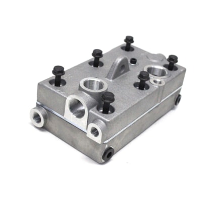 KGM | KGM1250 | CONJUNTO TAMPA/CABECOTE COMPRESSOR AR WABCO 85MM MB MOTOR OM457LA (GOVERNADO)