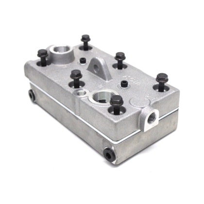 KGM | KGM1250 | CONJUNTO TAMPA/CABECOTE COMPRESSOR AR WABCO 85MM MB MOTOR OM457LA (GOVERNADO)
