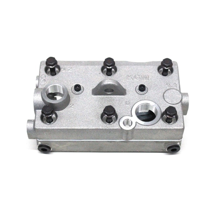 KGM | KGM1250 | CONJUNTO TAMPA/CABECOTE COMPRESSOR AR WABCO 85MM MB MOTOR OM457LA (GOVERNADO)-f86eee2b-2d37-4c2a-9024-a987057f4ff1