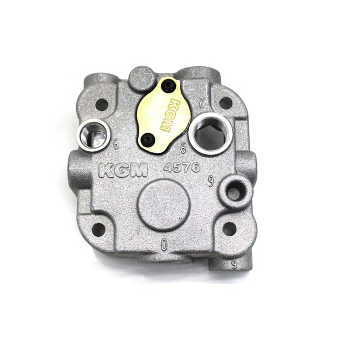 KGM | KGM2218 | TAMPA/CABECOTE COMPRESSOR AR PADRAO KNORR COM VALVULA ALIVIO ESS MOTOR VW/FORD MOTOR CUMMINS-abd0d3ad-1806-4d90-8360-9b8587c62943