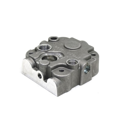 KGM | KGM2220 | TAMPA/CABECOTE COMPRESSOR AR PADRAO KNORR SEM VALVULA ALIVIO ESS MOTOR VW/FORD MOTOR CUMMINS