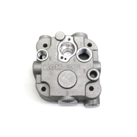 KGM | KGM2220 | TAMPA/CABECOTE COMPRESSOR AR PADRAO KNORR SEM VALVULA ALIVIO ESS MOTOR VW/FORD MOTOR CUMMINS