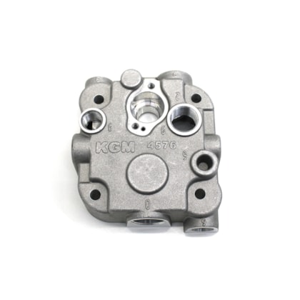 KGM | KGM2220 | TAMPA/CABECOTE COMPRESSOR AR PADRAO KNORR SEM VALVULA ALIVIO ESS MOTOR VW/FORD MOTOR CUMMINS