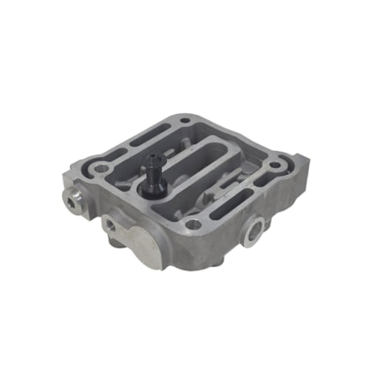 KGM | KGM22715 | TAMPA/CABECOTE COM VALVULA ESS COMPRESSOR AR KNORR LK3887 225CC VW CONSTELLATION MOTOR MAN D0834/D0836 4CIL/6CIL EURO 5