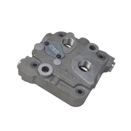 KGM | KGM22715 | TAMPA/CABECOTE COM VALVULA ESS COMPRESSOR AR KNORR LK3887 225CC VW CONSTELLATION MOTOR MAN D0834/D0836 4CIL/6CIL EURO 5