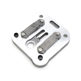 KGM | KGM2600 | PLACA ASSENTO VALVULA COMPRESSOR AR PADRAO KNORR (COM 2 VALVULAS REGULADORAS)