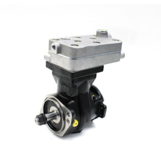 KGM | KGM55600 | COMPRESSOR AR PADRAO WABCO COM CABECOTE ALONGADO FORD CARGO MOTOR CUMMINS IBSE (SEM ENGRENAGEM)