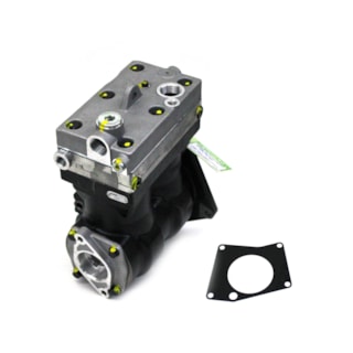 KGM | KGM57210 | COMPRESSOR AR PADRAO WABCO BI-CILINDRO MB AXOR MOTOR OM457LA (GOVERNADO) (CABECOTE COM REFRIGERACAO)