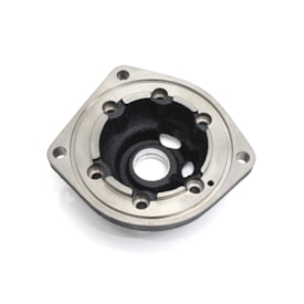 KNORR-BREMSE | II1514860 | FLANGE FRONTAL COMPRRESOR AR LK38 AGRALE/FORD/VW (FLANGE DESCENTRALIZADA COM FURO PARA LUBRIFICACAO)