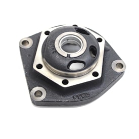 KNORR-BREMSE | II1514860 | FLANGE FRONTAL COMPRRESOR AR LK38 AGRALE/FORD/VW (FLANGE DESCENTRALIZADA COM FURO PARA LUBRIFICACAO)