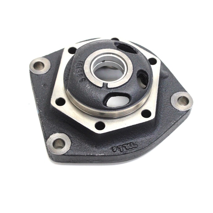 KNORR-BREMSE | II1514860 | FLANGE FRONTAL COMPRRESOR AR LK38 AGRALE/FORD/VW (FLANGE DESCENTRALIZADA COM FURO PARA LUBRIFICACAO)-0f04355b-bda1-4b59-850a-bc25fd988b51