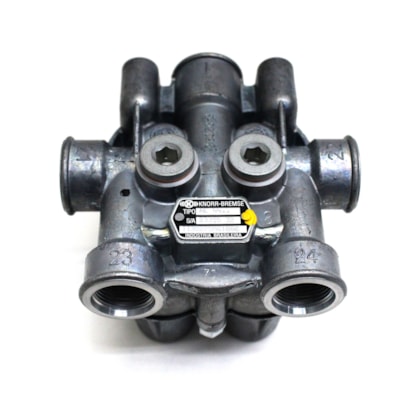 KNORR-BREMSE | II3827560 | VALVULA PROTECAO FREIO 4 VIAS/CIRCUITOS VW (ROSCA PARA CONEXAO M22X1,5 NG12)