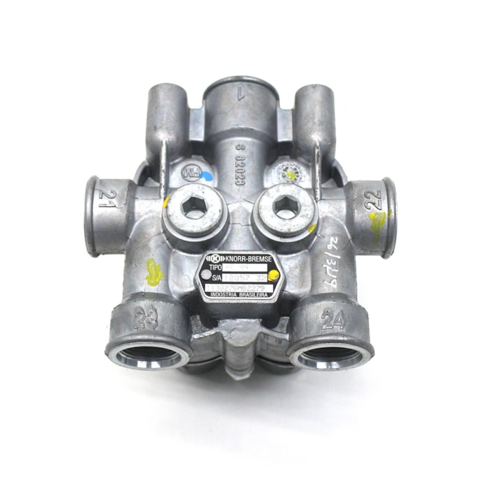 KNORR-BREMSE | II3827660 | VALVULA PROTECAO FREIO 4 VIAS/CIRCUITOS VW (M22/M16)-4719e783-0a27-4f21-a04f-d87aab6cbe53