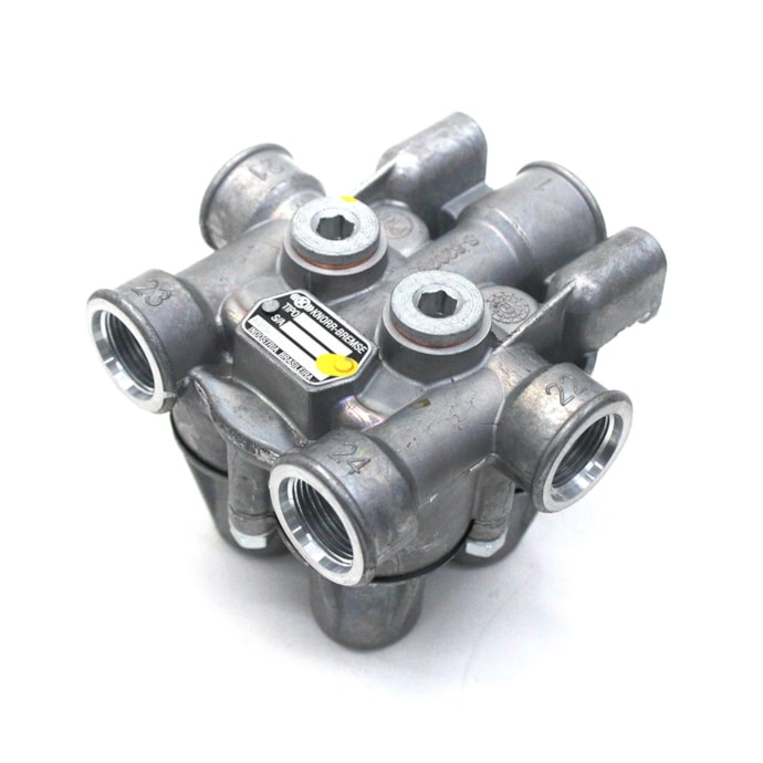 KNORR-BREMSE | K01698260 | VALVULA PROTECAO FREIO 4 VIAS/CIRCUITOS VW (ROSCAS NG12 M22X1,5)-0ab1e101-9727-47a0-a729-eb491f5b93ab