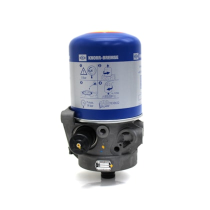 KNORR-BREMSE | K04365160 | SECADOR AR COM FILTRO SECADOR APU FORD CARGO (COM REFIL/FILTRO AZUL PREMIUM K039454)