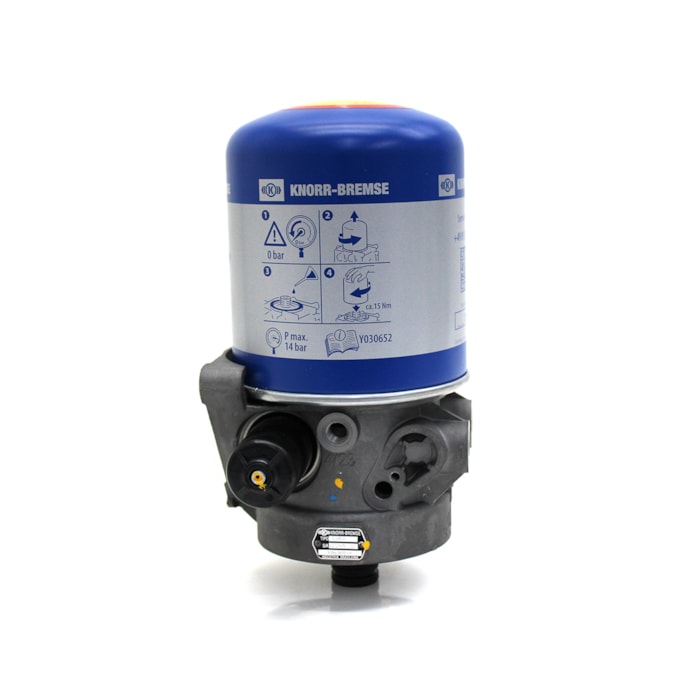 KNORR-BREMSE | K04365160 | SECADOR AR COM FILTRO SECADOR APU FORD CARGO (COM REFIL/FILTRO AZUL PREMIUM K039454)-0808dd05-f668-4a96-828a-89a14da709fb
