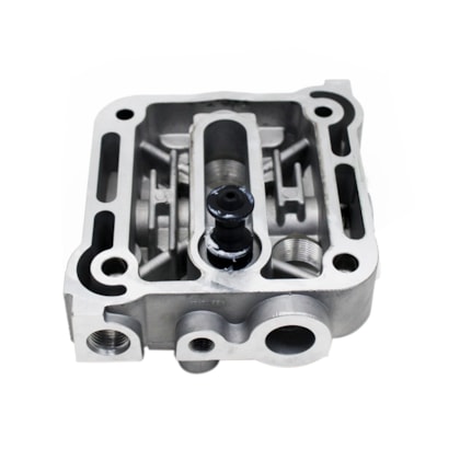 KNORR-BREMSE | K13801360 | TAMPA/CABECOTE COMPRESSOR AR KNORR COM VALVULA ESS VW