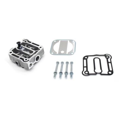 KNORR-BREMSE | K13801360 | TAMPA/CABECOTE COMPRESSOR AR KNORR COM VALVULA ESS VW