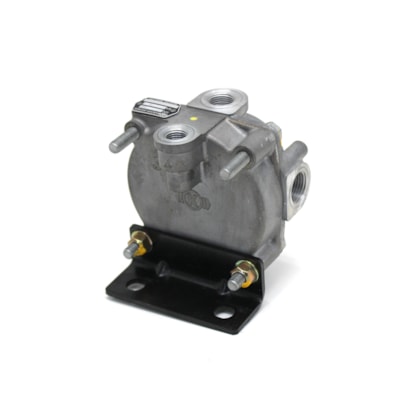 KNORR-BREMSE | K18652260 | VALVULA RELE FORD/VW (ROSCA PARA CONEXOES 3/8 NPT + 1/2 NPT + 1/4 NPT) (COM SUPORTE)