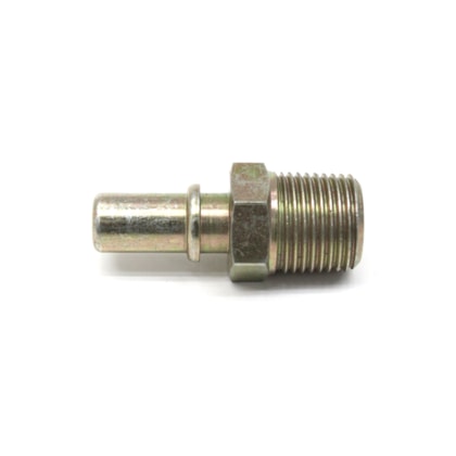 LIDEBRAS | BG5X2876DA | CONEXAO RETA LISA 1/2 NPT 14F (PARA TUBO/MANGUEIRA 1/2 = 12,7MM) (FURO INTERNO M5)