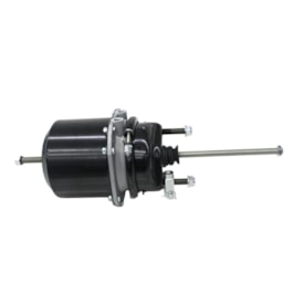 LNG | 43663 | CAMARA/CUICA FREIO/CILINDRO COMBINADO TRISTOP 24X30 PISTAO VHO HASTE LONGA 245MM (ROSCAS M16 ENTRADA/SAIDA/FIXACAO) (COM FORQUILHA KT030 M16X1,5 PARA CATRACA MANUAL) (SEM RESPIRO EXTERNO)