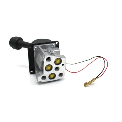 LNG | 43798 | PUNHO/MANOPLA VALVULA JOYSTICK ACIONAMENTO CACAMBA BASCULANTE USO UNIVERSAL (12V/24V BIVOLT)