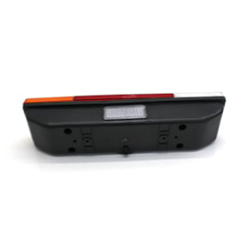 LP & LS | LS289 | LANTERNA TRASEIRA TRICOLOR FORD CARGO MODERNO MB 710/912/1214/1418/1618/1718/2318 COM VIGIA/LUZ PLACA SEM CONECTOR/PLUG (ACRILICO)