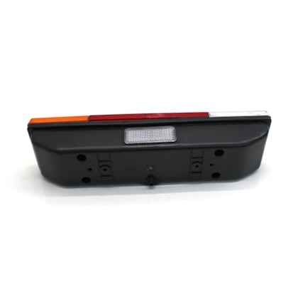 LP & LS | LS289 | LANTERNA TRASEIRA TRICOLOR FORD CARGO MODERNO MB 710/912/1214/1418/1618/1718/2318 COM VIGIA/LUZ PLACA SEM CONECTOR/PLUG (ACRILICO)