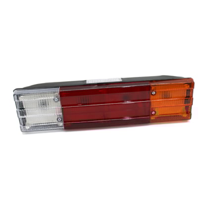 LP & LS | LS289PS | LANTERNA TRASEIRA TRICOLOR FORD CARGO MODERNO MB 710/912/1214/1418/1618/1718/2318 COM VIGIA/LUZ PLACA SEM CONECTOR/PLUG (PLASTICO)