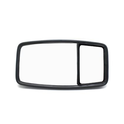 LP & LS | LS337LD | ESPELHO RETROVISOR LD BI-PARTIDO (VIDRO PLANO) MB ONIBUS FORD CARGO (200X370MM) (CX FINA)